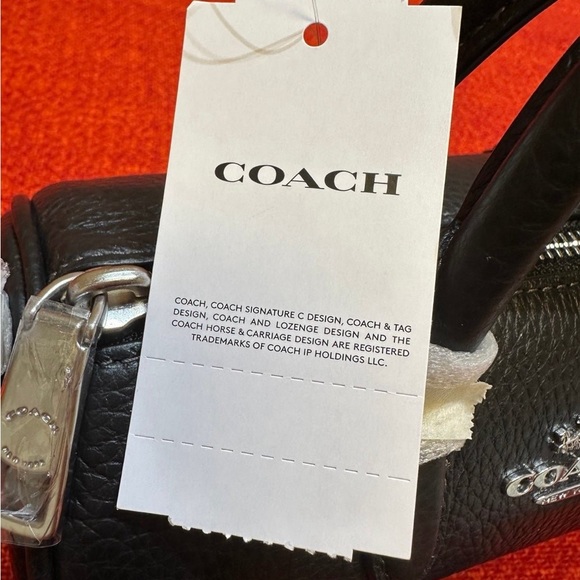 ❤️❤️❤️Coach mini Lacey crossbody/handbag+mini tassel charm❤️❤️❤️ - Picture 9 of 14